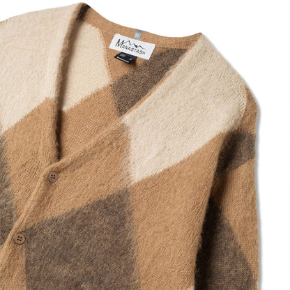 Aberdeen Kurtigan Argyle Cardigan 'Beige'