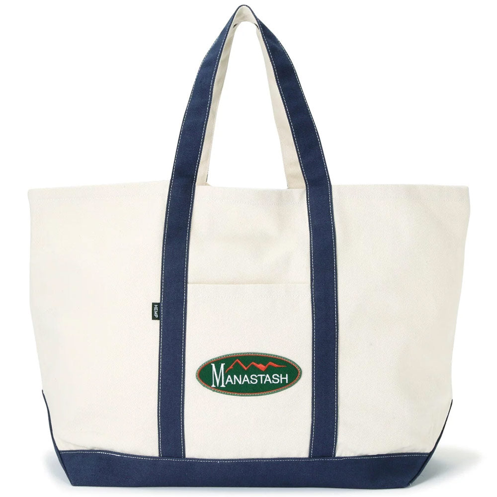 Mana Hemp Tote Large 'Navy'