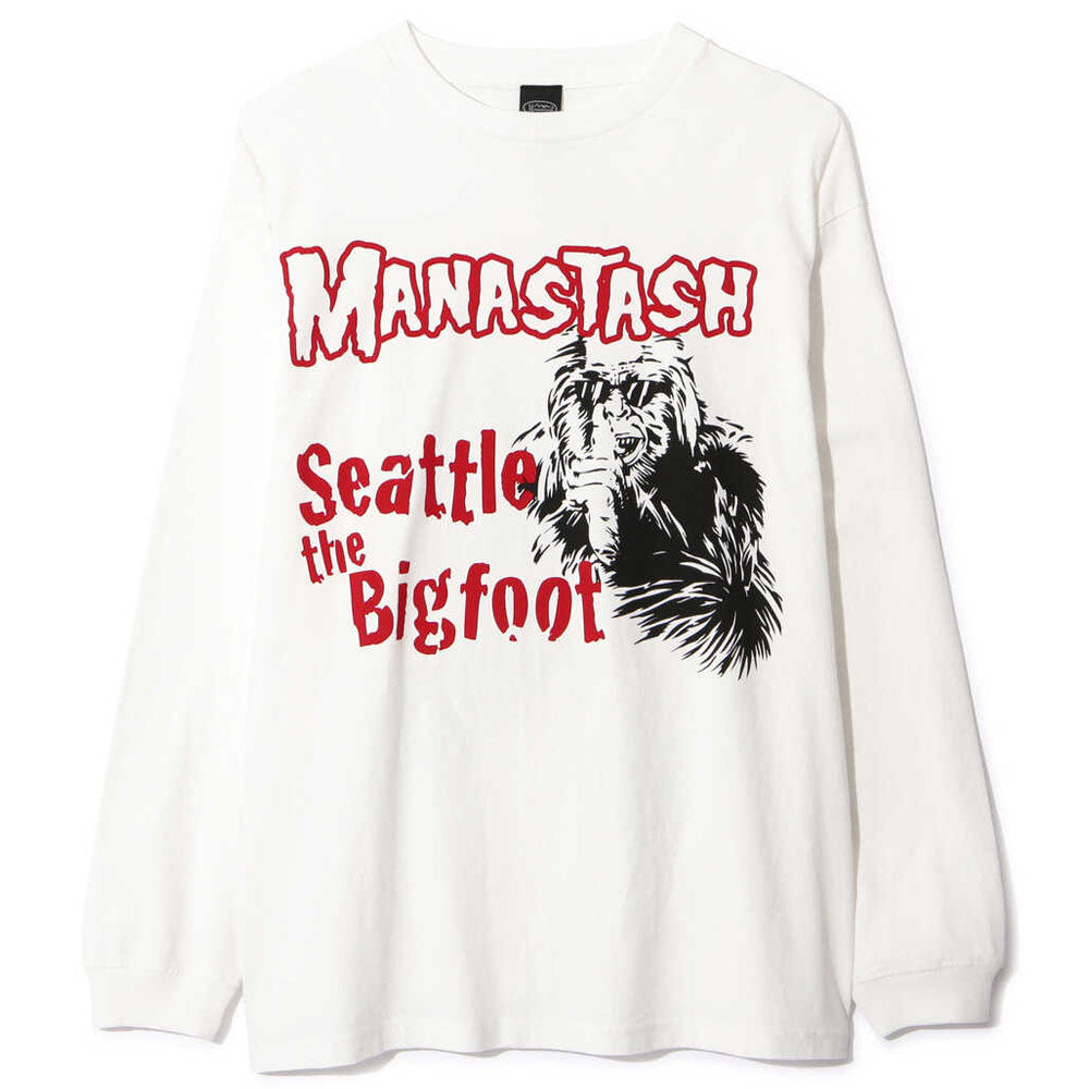 Pumice Long Sleeve Tee Big Foot 'White'