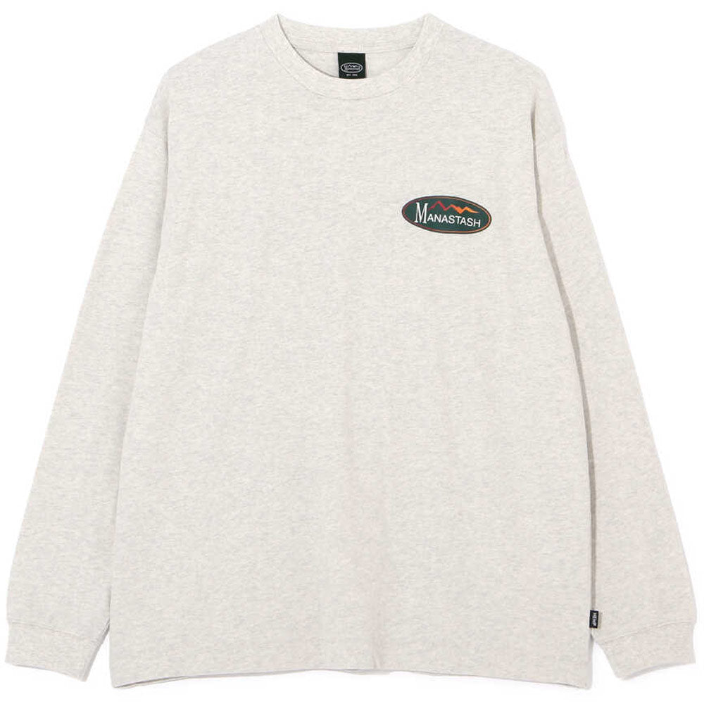 Hemp Long Sleeve Tee Original Logo 'Oatmeal'