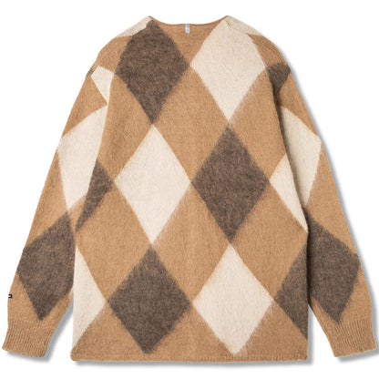 Aberdeen Kurtigan Argyle Cardigan 'Beige'